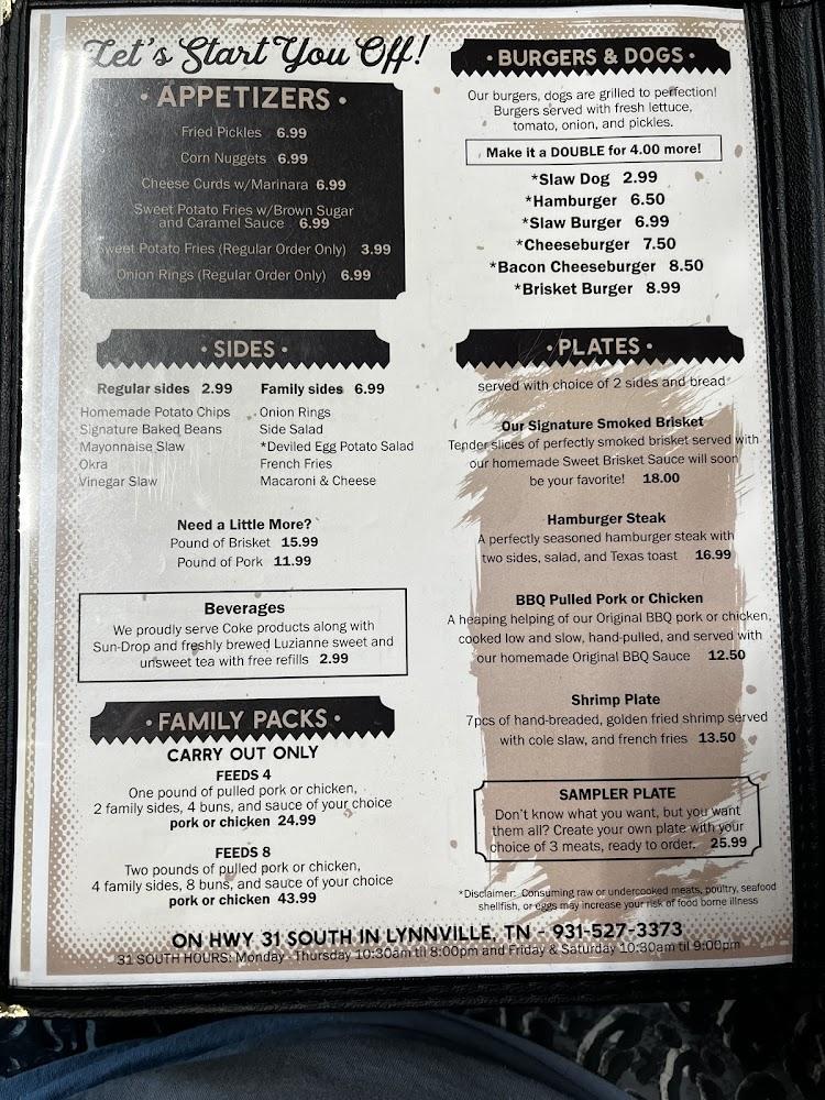 31 South pizza Menu image 4
